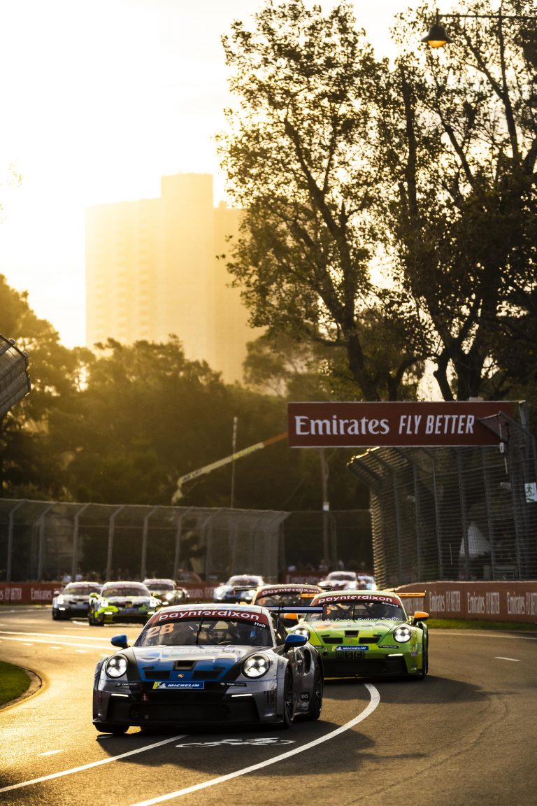 Round 1 of the Porsche Paynter Dixon Carrera Cup Australia, Albert Park, Melbourne,  Australia. 8 April 2022