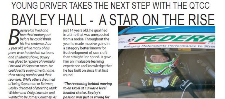 Read more about the article Bayley appears in Velocity Motorsport Magazine Nation-wide