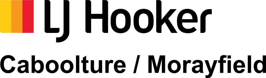 LJ Hooker Caboolture logo white back